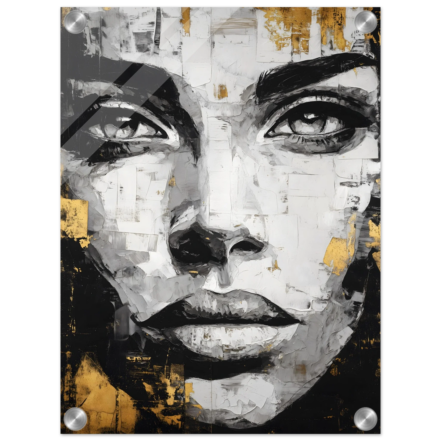 Goldenes Gefühl - Wandkunst by Wall-Poetry