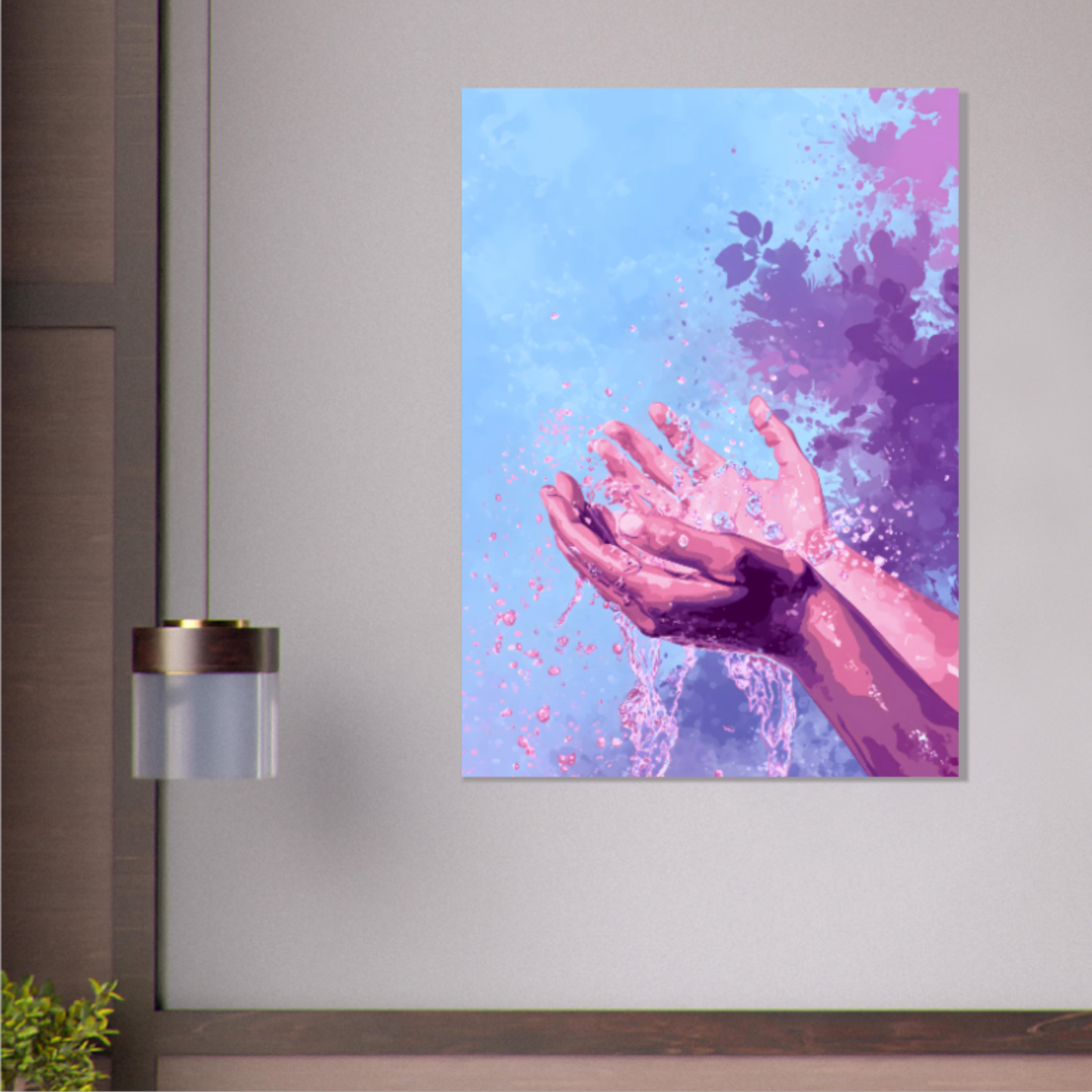 In den Händen des Himmels - Wandkunst by Wall Poetry