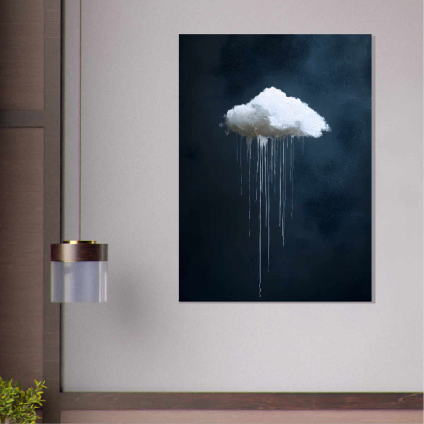 Als der Himmel zu malen begann - Wandkunst by Wall Poetry
