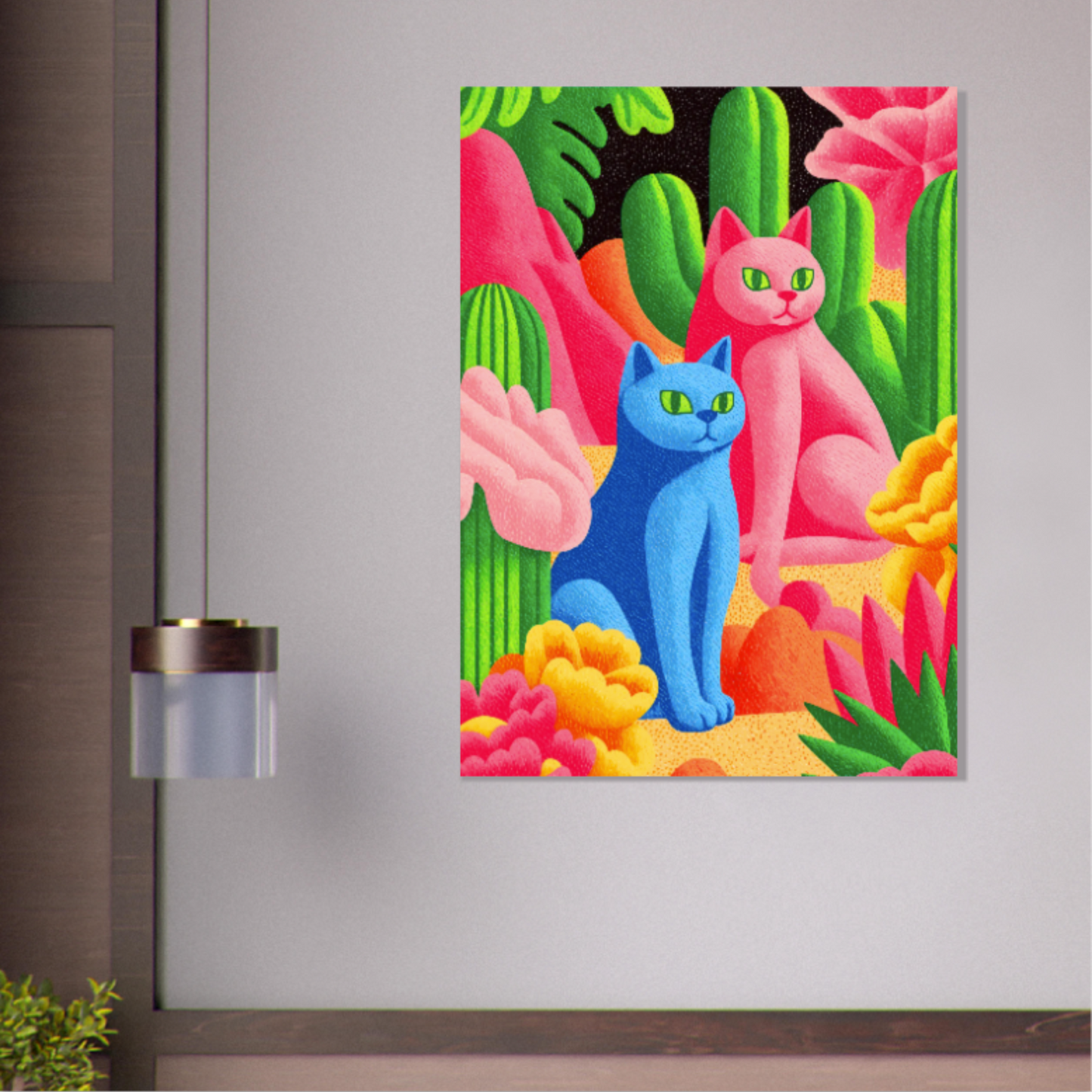 Wüstenleben - Wandkunst by Wallpoetry