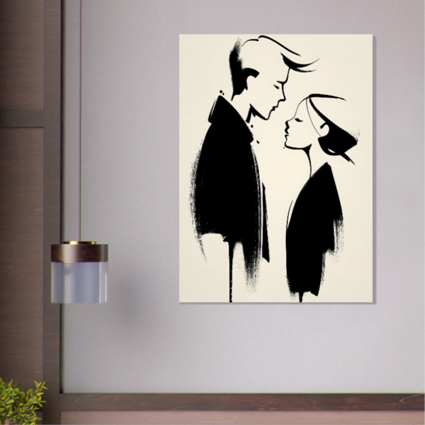 Ein Atem entfernt - Wandkunst by Wall Poetry