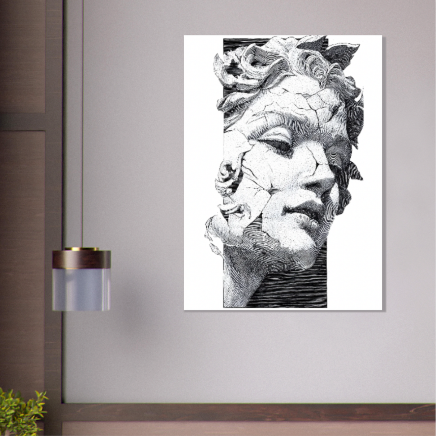Echo einer Muse - Wandkunst by Wall Poetry