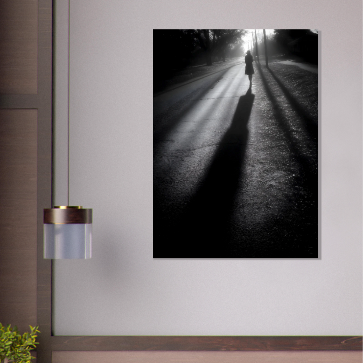 Als ich ging - Wandkunst by Wall Poetry