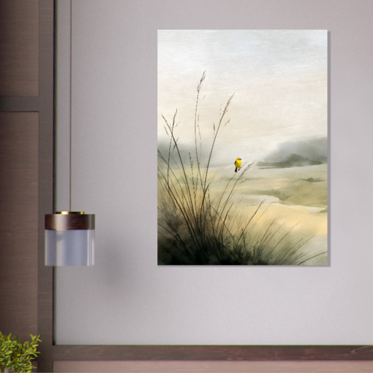 Morgenlied im Halm - Wandkunst by Wall Poetry