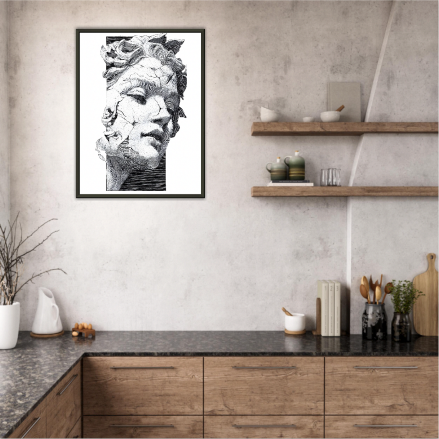 Echo einer Muse - Wandkunst by Wall Poetry