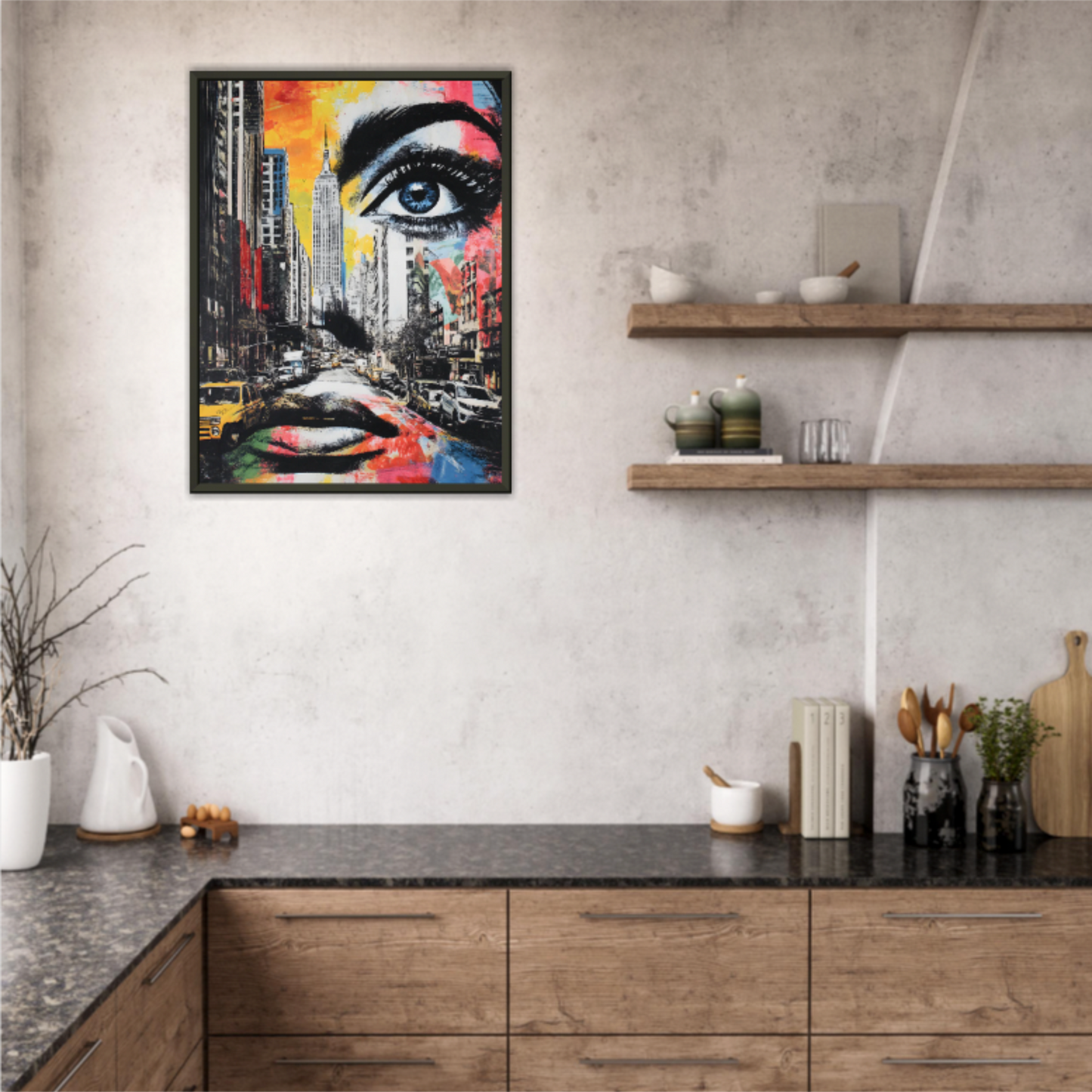 Stadt der Träume - Wandkunst by Wall Poetry