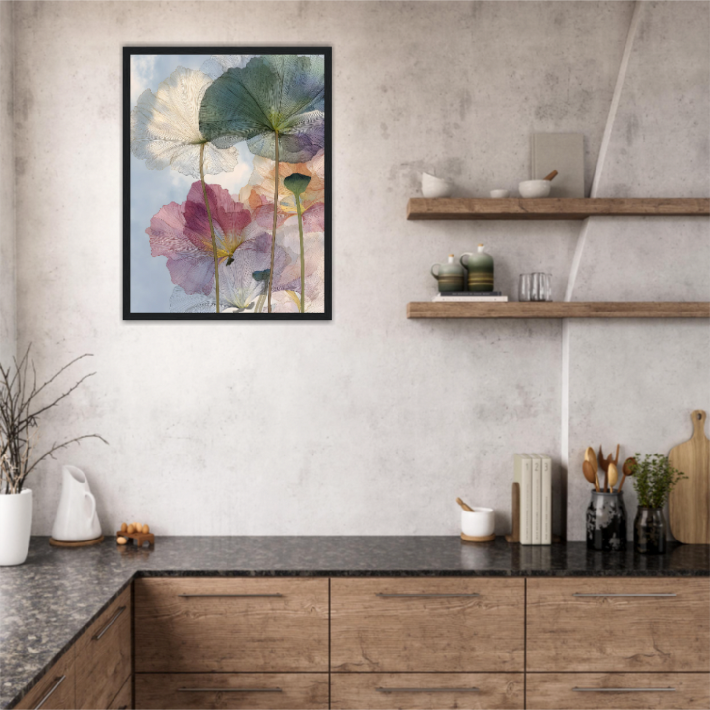 Im Strich des Pinsels - Wandkunst by Wall-Poetry