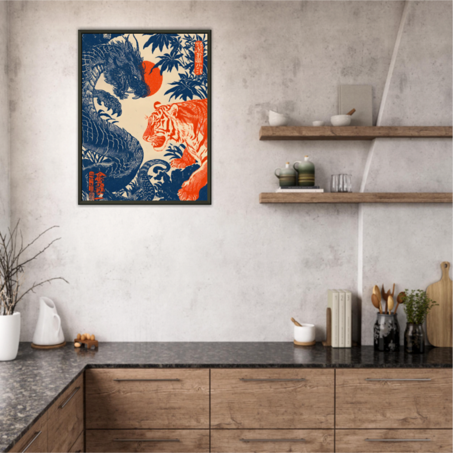 Im Zeichen des Shengxiao - Wandkunst by Wall Poetry