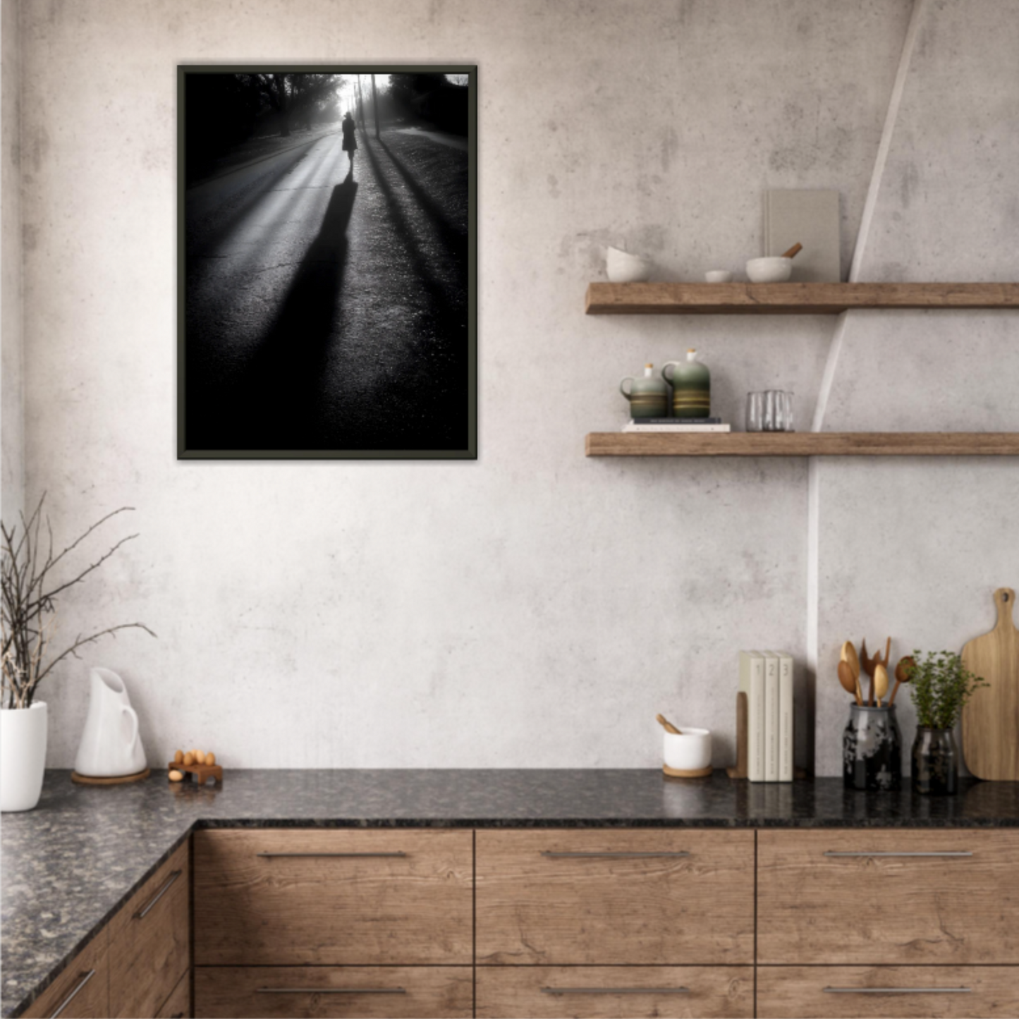 Als ich ging - Wandkunst by Wall Poetry