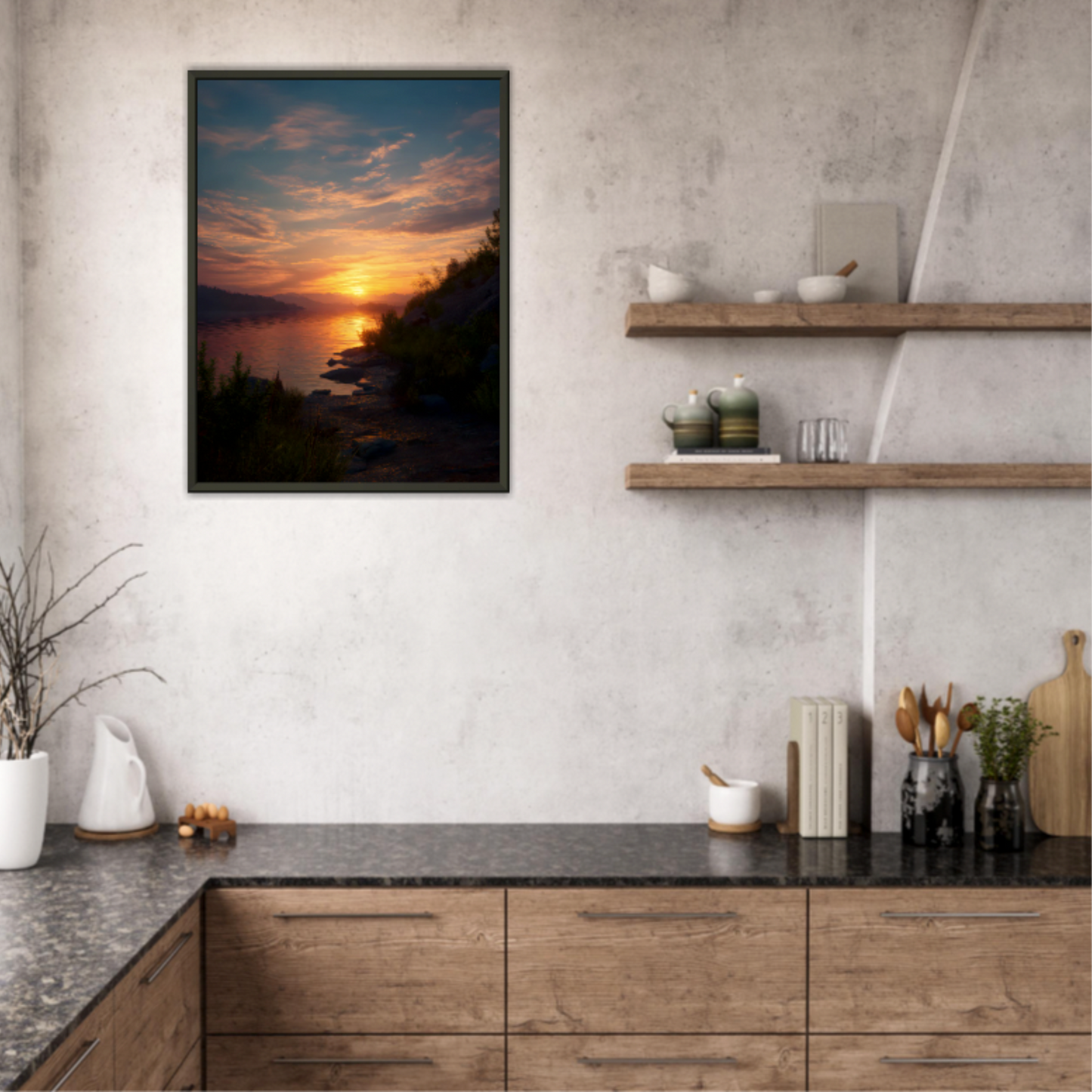 Zwischen Tag und Traum - Wandkunst by Wall Poetry