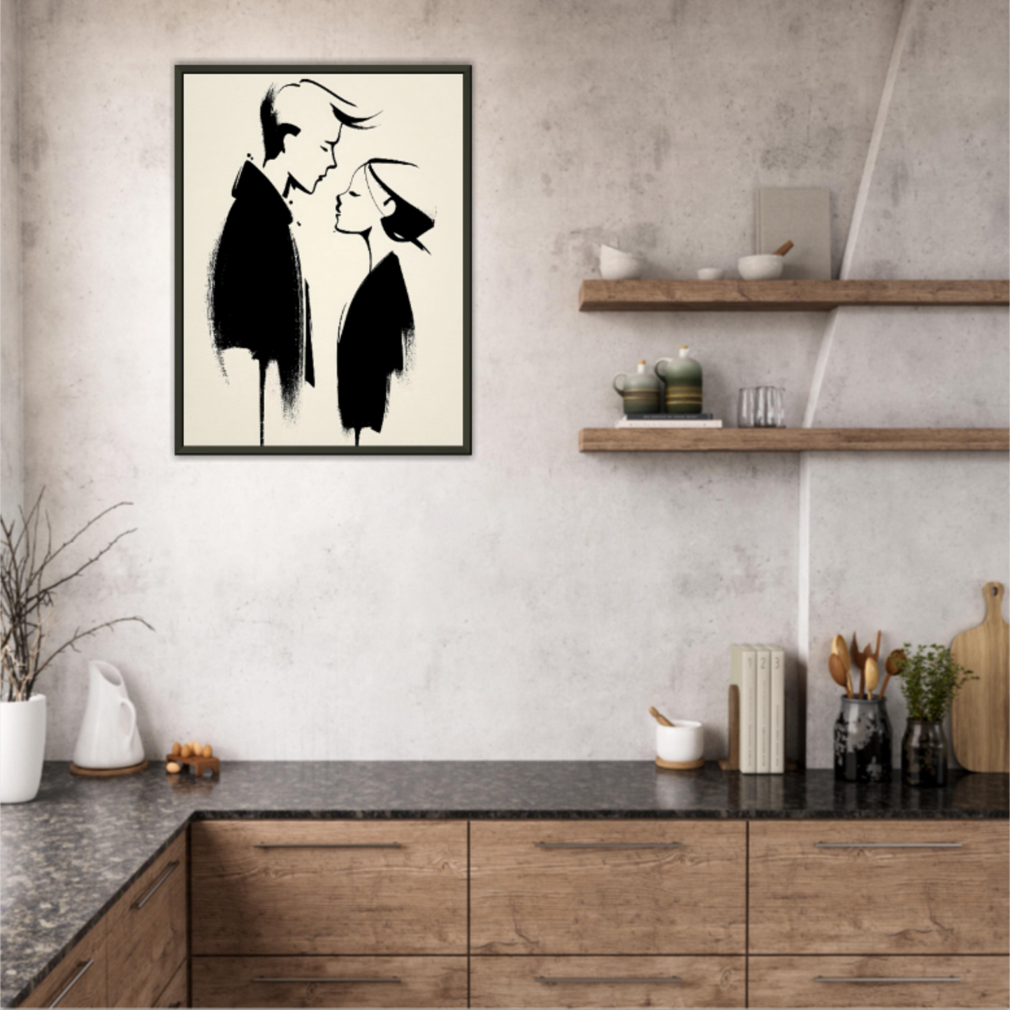 Ein Atem entfernt - Wandkunst by Wall Poetry