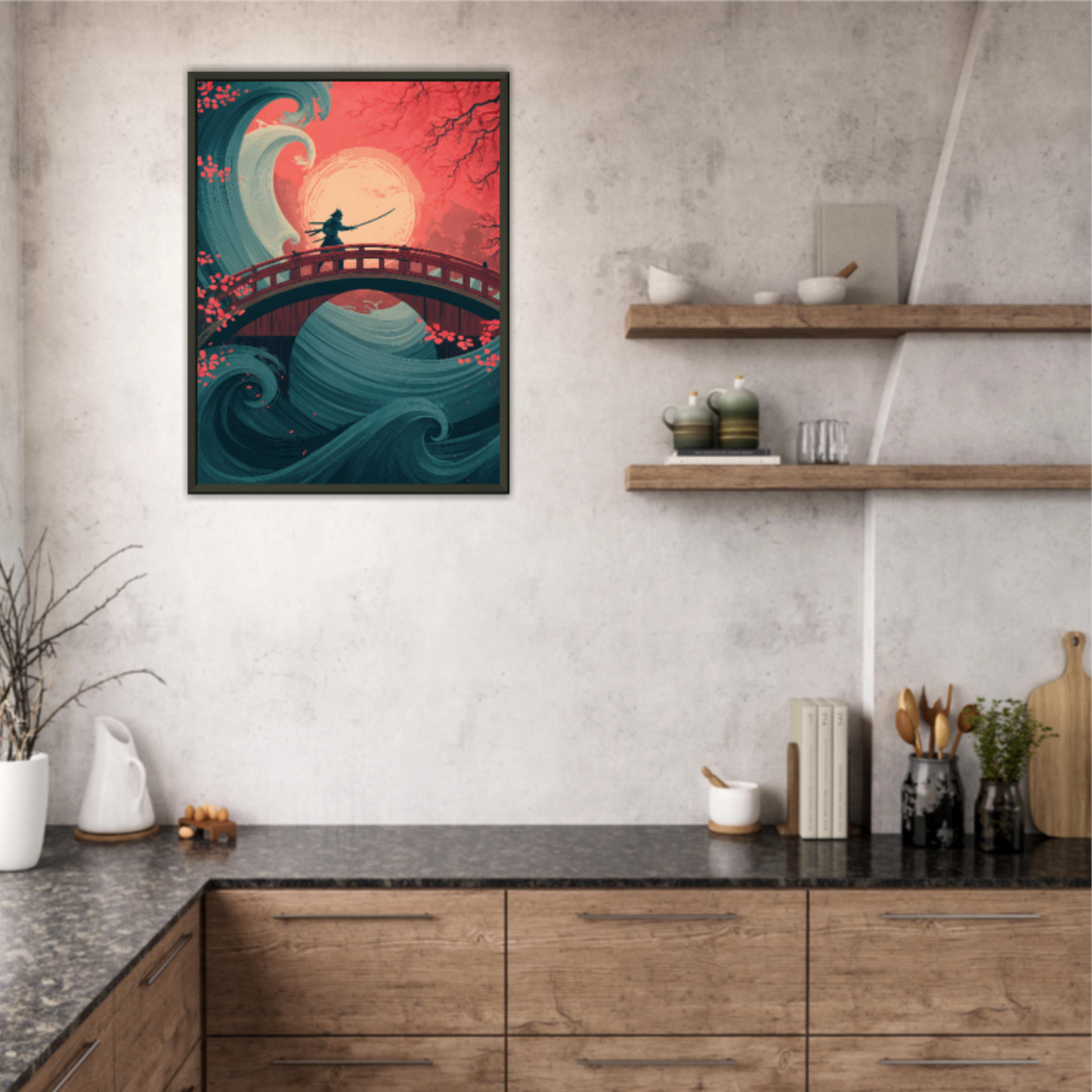 Wind. Wasser. Wille. - Wandkunst by Wall Poetry