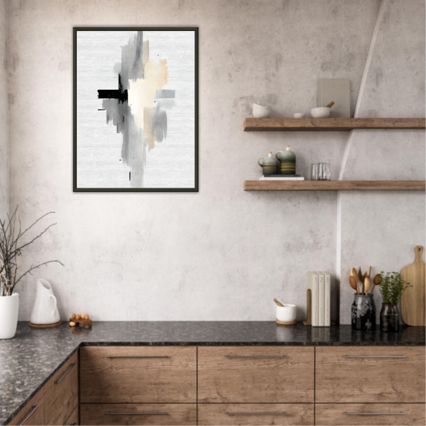 Im Schnittpunkt des Gleichgewichts - Wandkunst by Wall Poetry