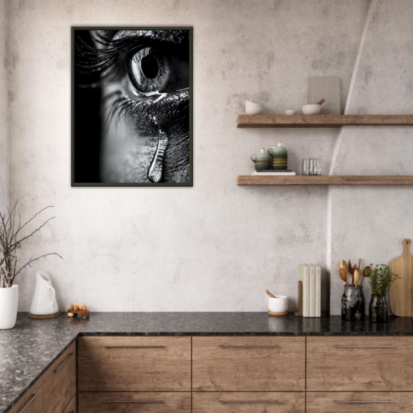 Zwischenblick - Wandkunst by Wall Poetry