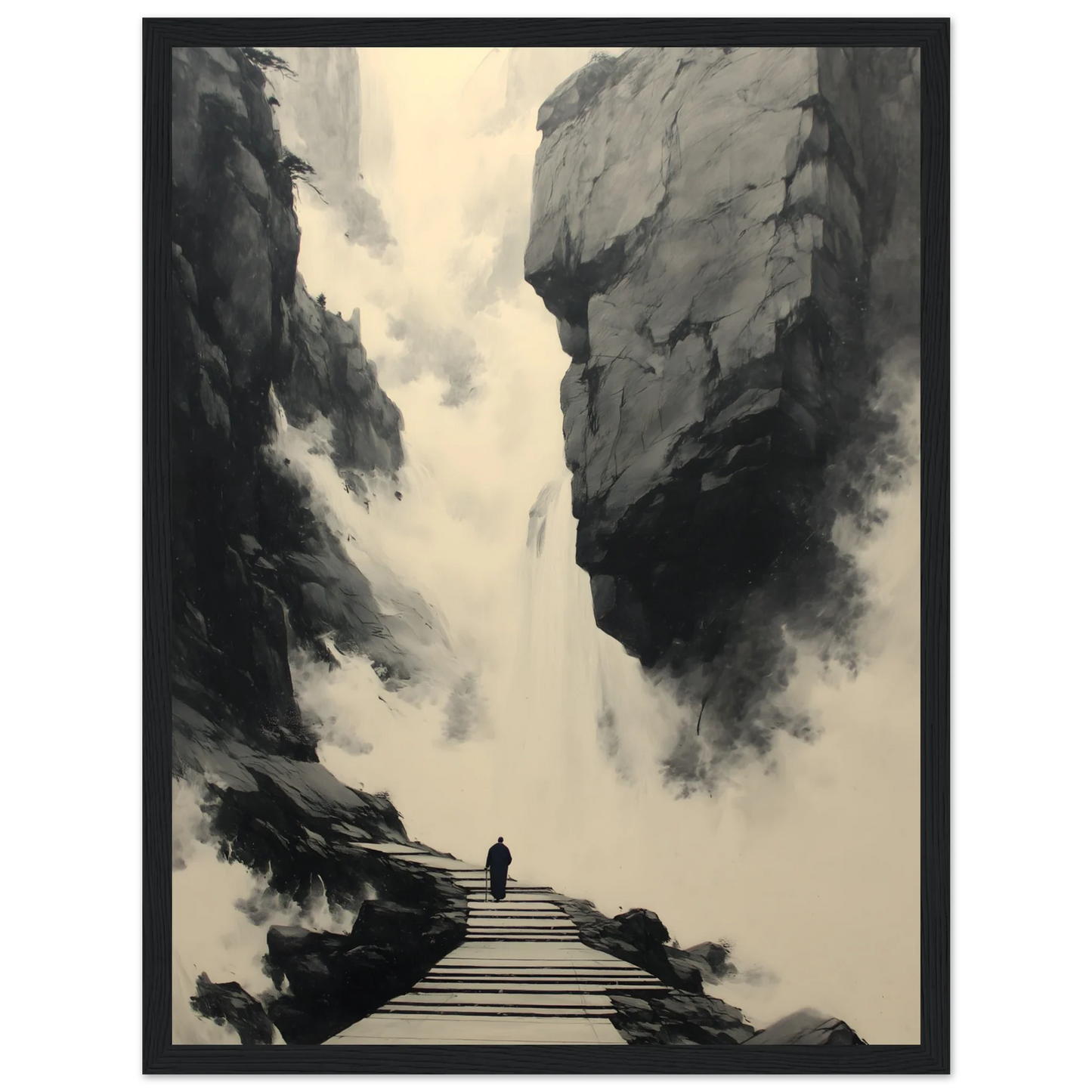 Nebel trägt mich heim - Wandkunst by Wall Poetry