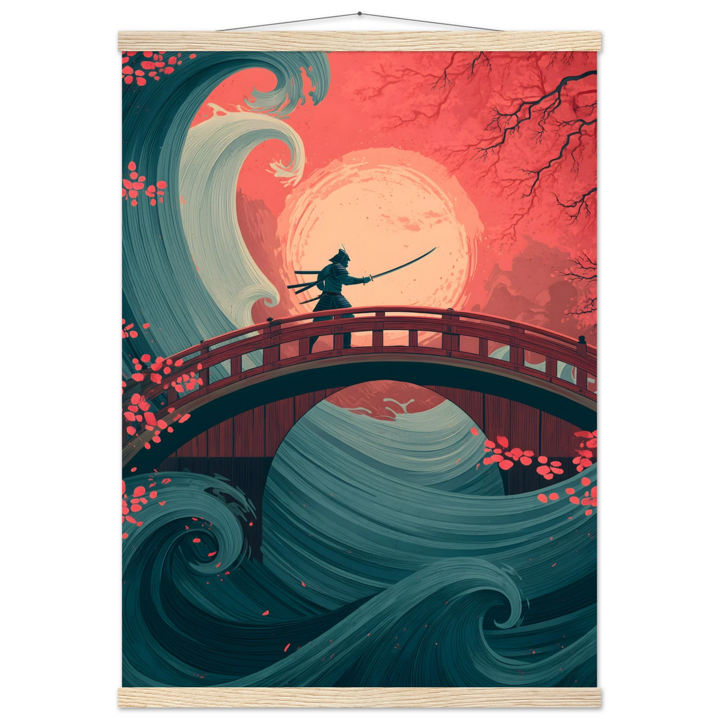 Wind. Wasser. Wille. - Wandkunst by Wall Poetry