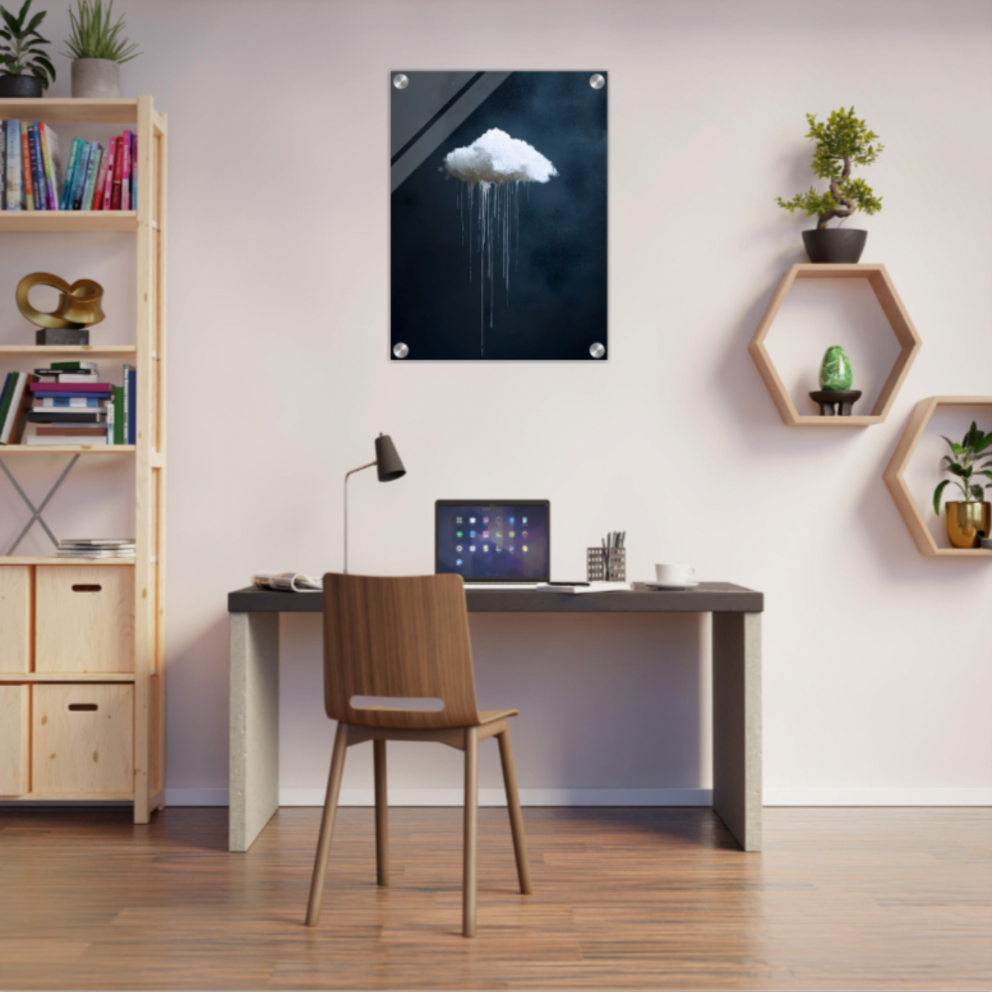 Als der Himmel zu malen begann - Wandkunst by Wall Poetry