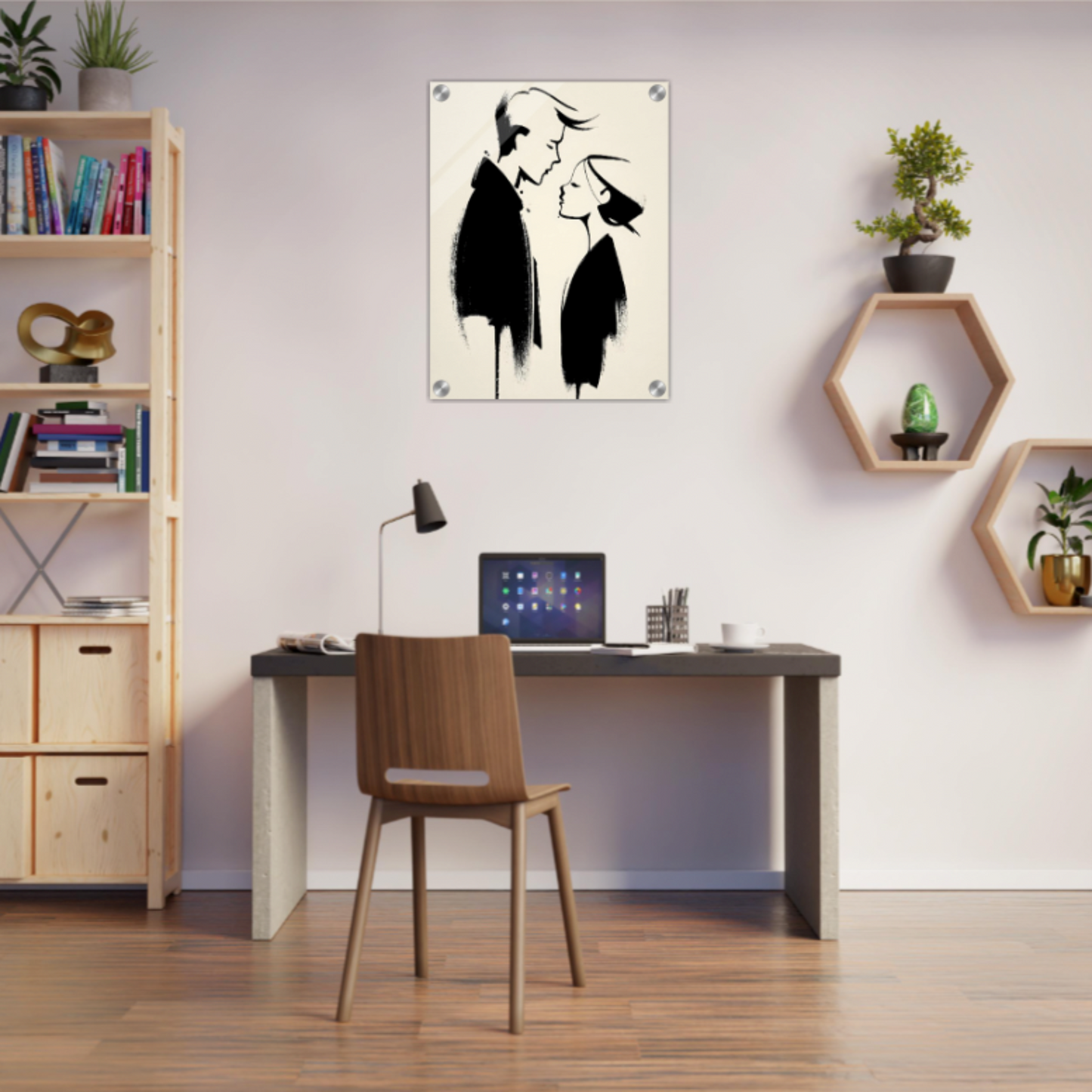 Ein Atem entfernt - Wandkunst by Wall Poetry