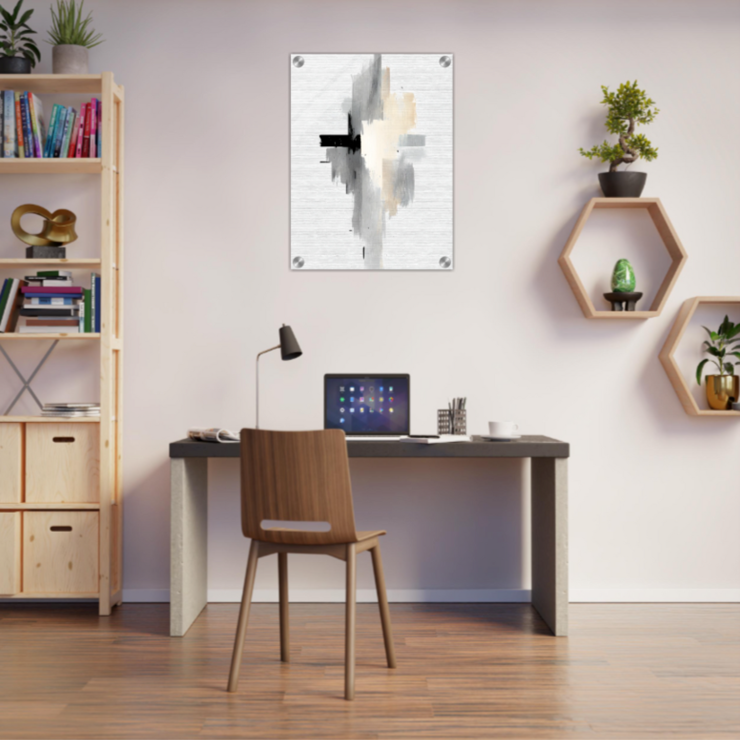 Im Schnittpunkt des Gleichgewichts - Wandkunst by Wall Poetry