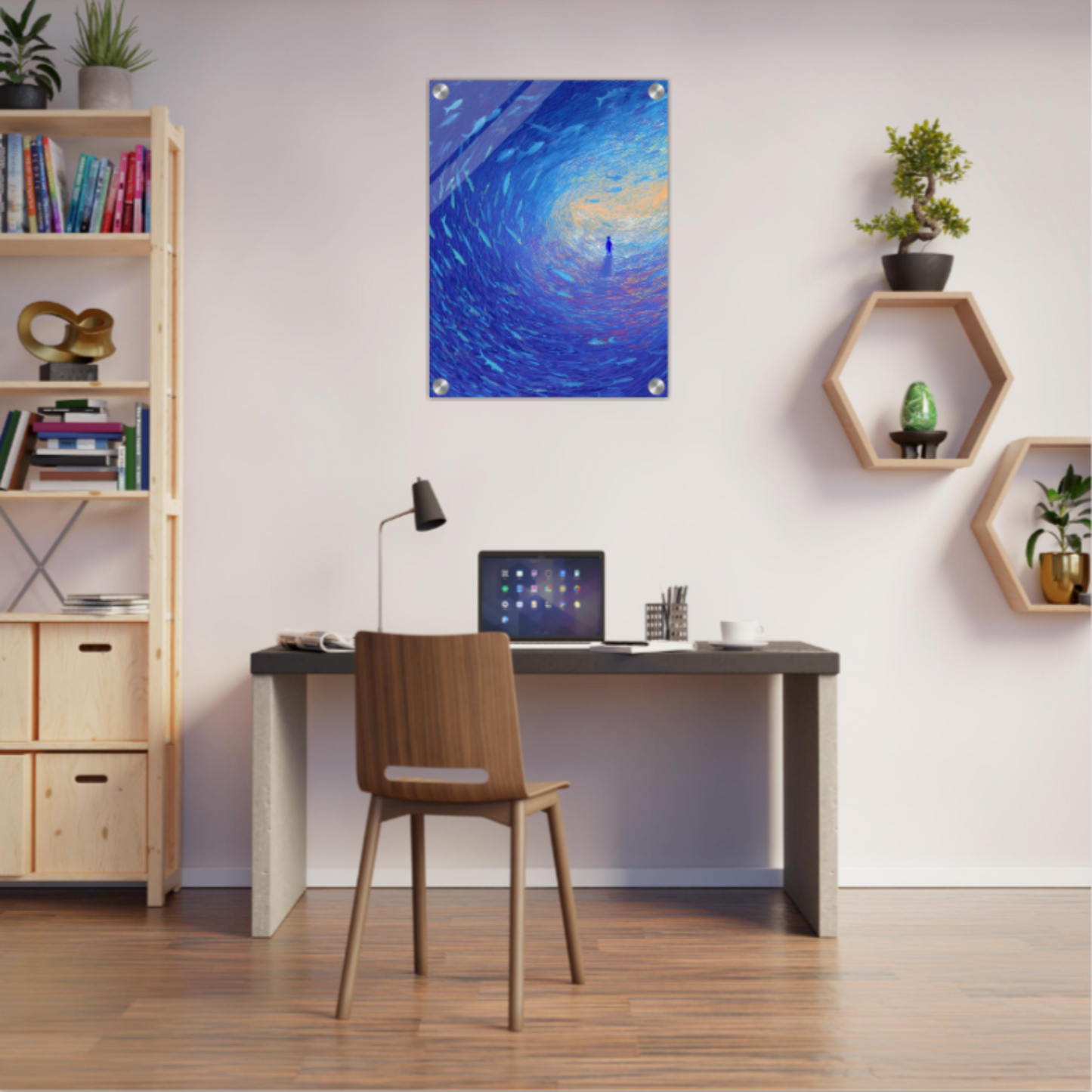 Tiefenlicht - Wandkunst by Wall Poetry