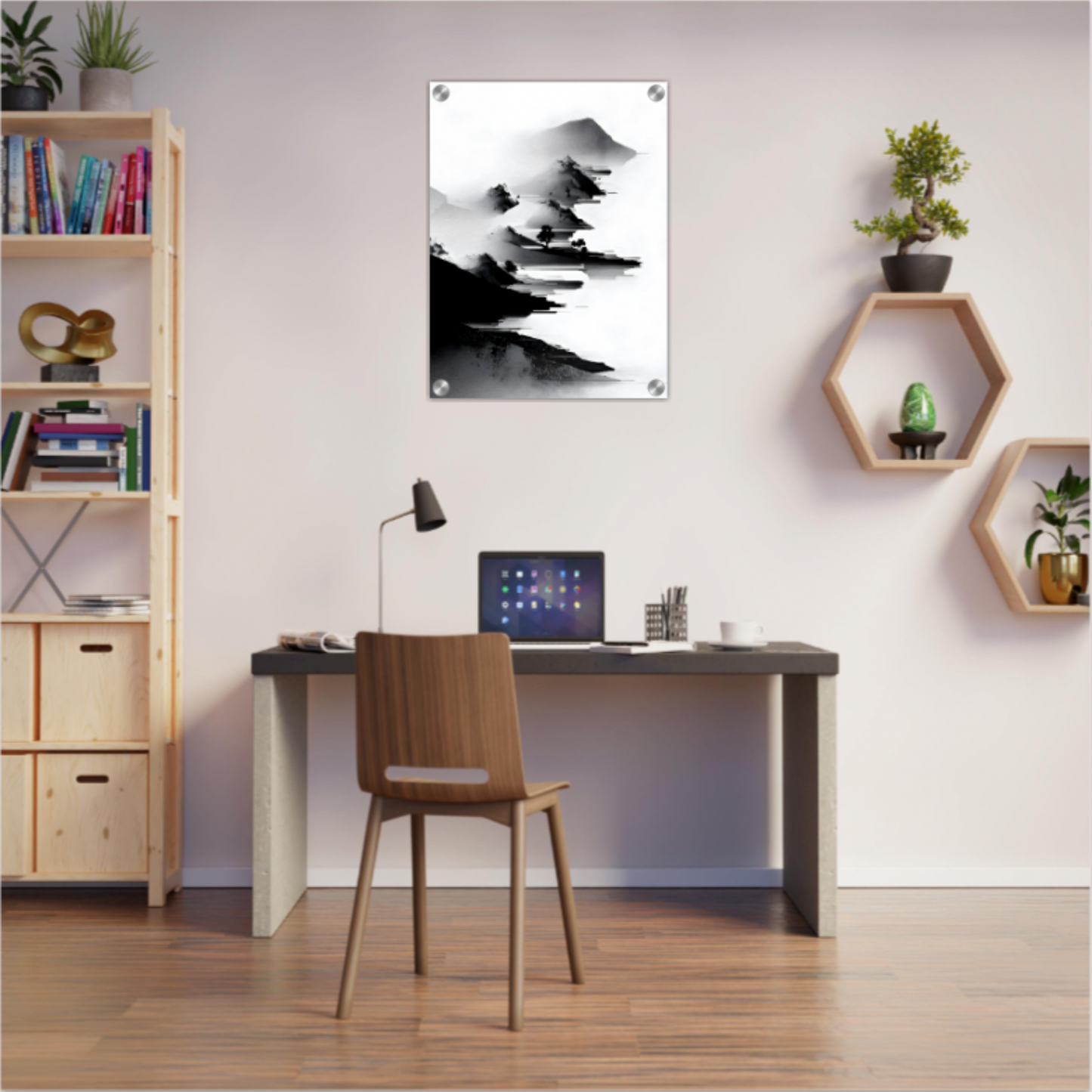 Tinte im Wind - Wandkunst by Wall Poetry