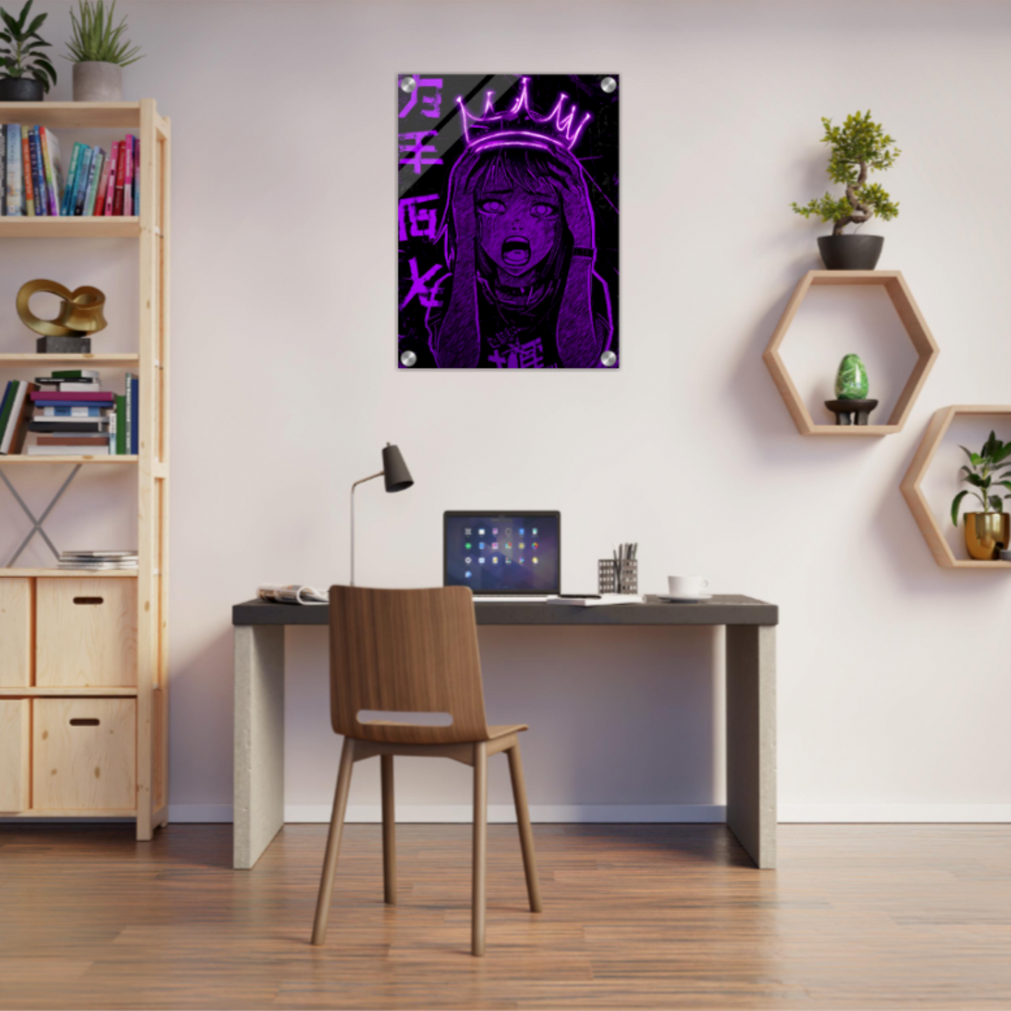 Lila war nie leise - Wandkunst by Wall Poetry