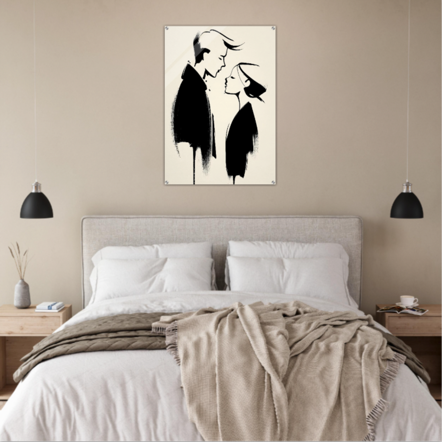 Ein Atem entfernt - Wandkunst by Wall Poetry