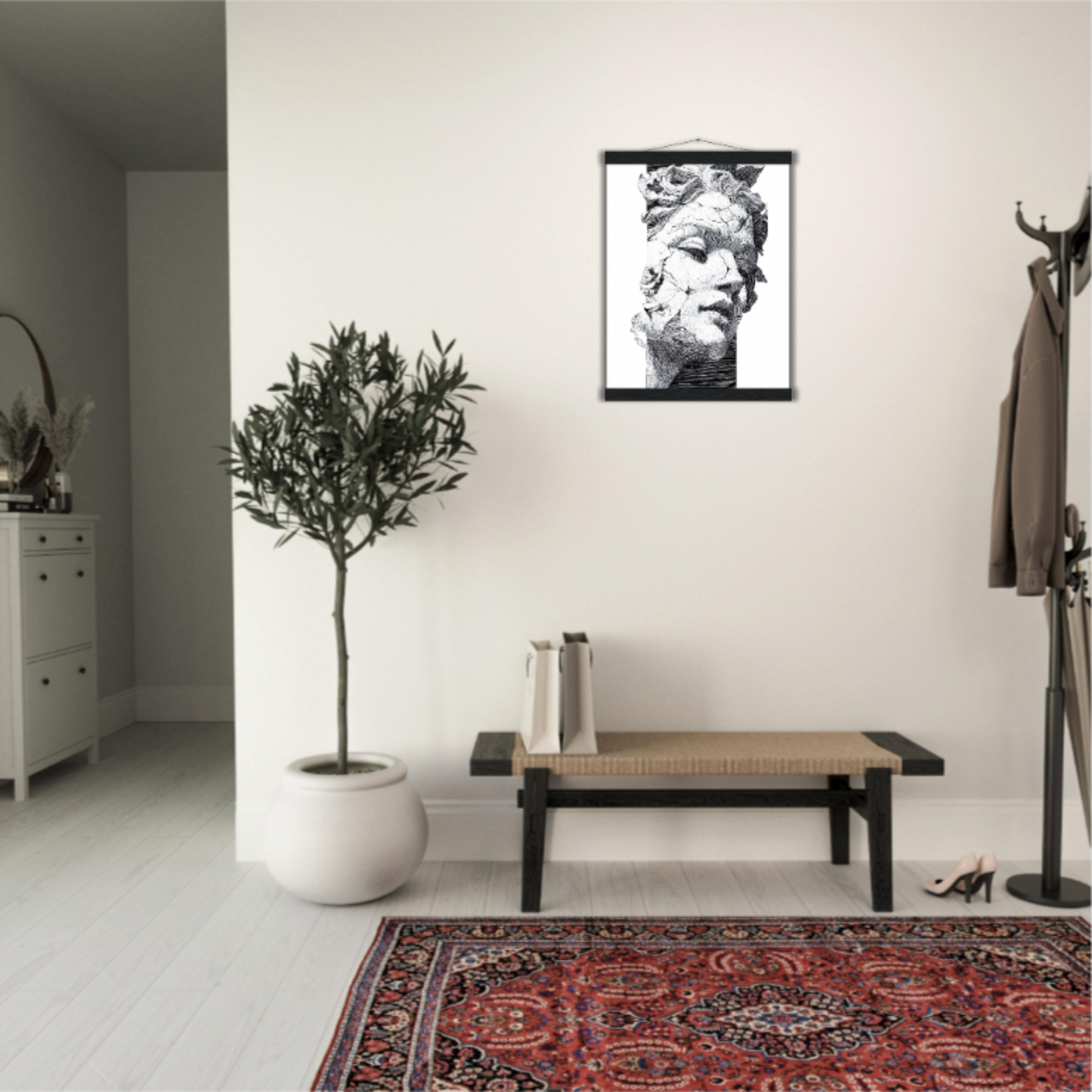 Echo einer Muse - Wandkunst by Wall Poetry