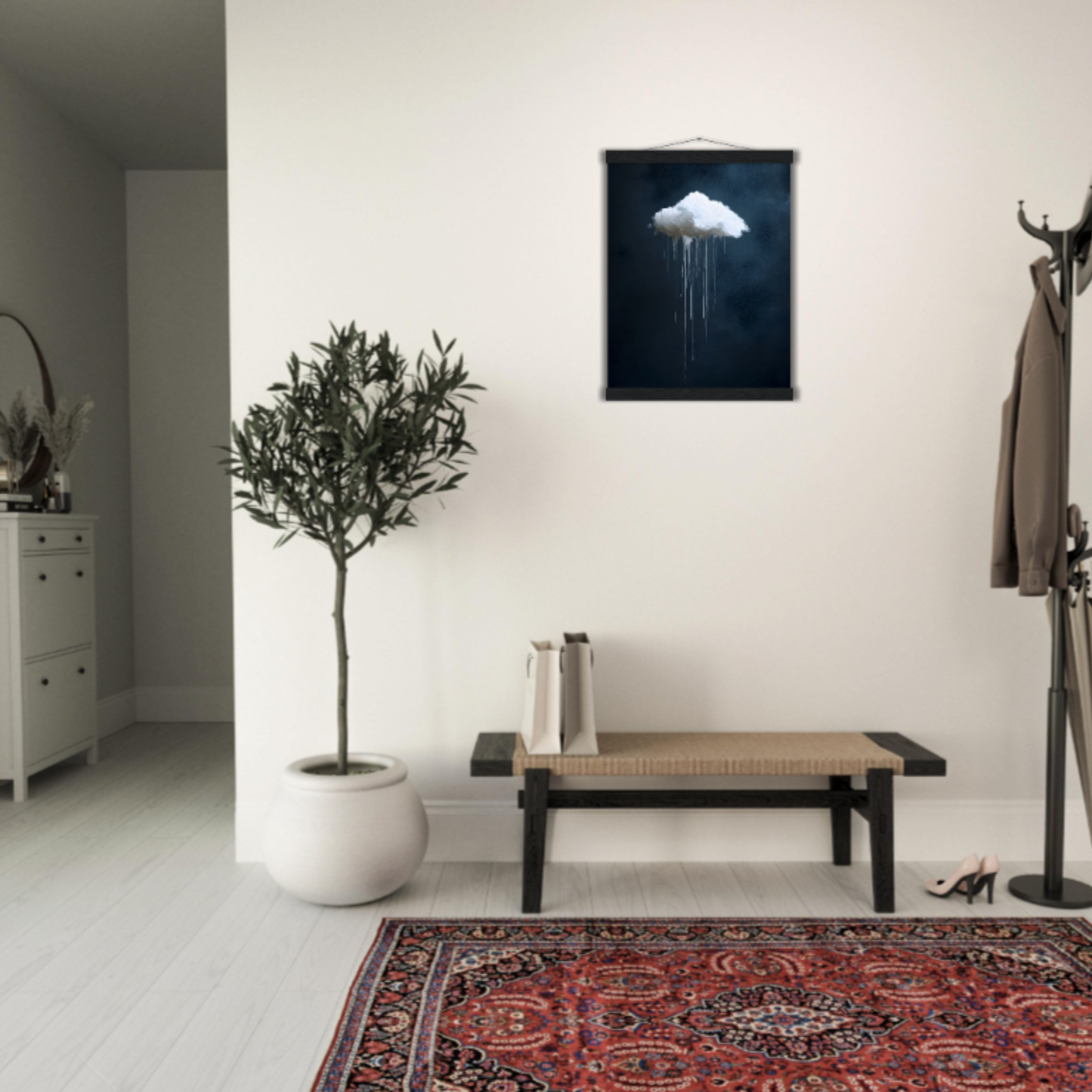 Als der Himmel zu malen begann - Wandkunst by Wall Poetry