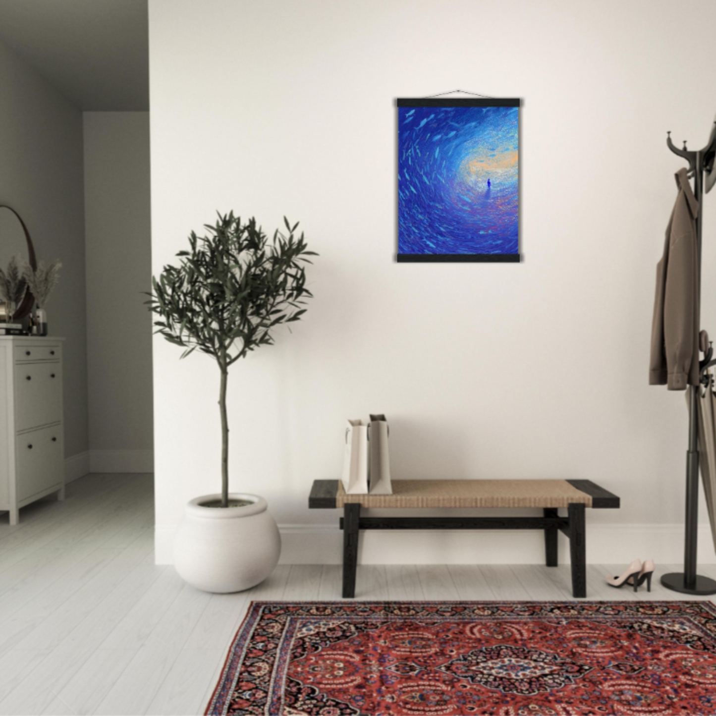 Tiefenlicht - Wandkunst by Wall Poetry