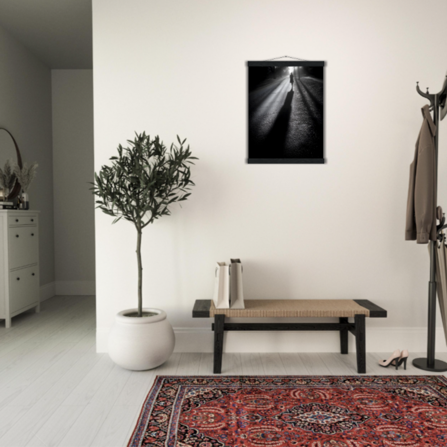 Als ich ging - Wandkunst by Wall Poetry