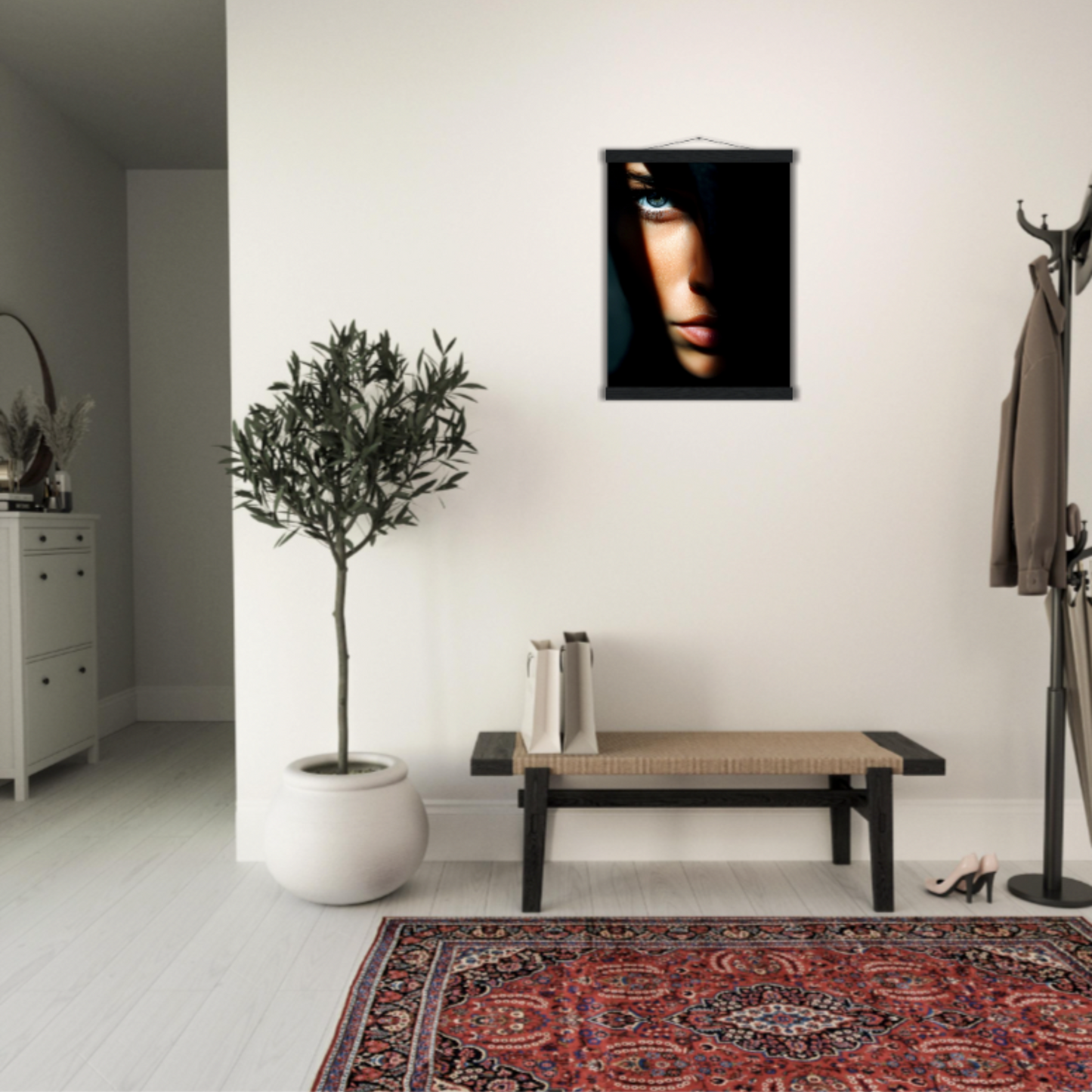 Maskenschimmer - Wandkunst by Wall Poetry