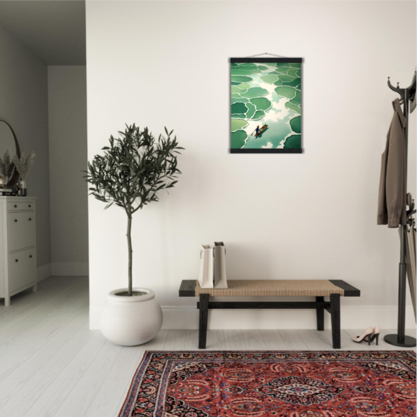 Flussmoment - Wandkunst by Wall Poetry