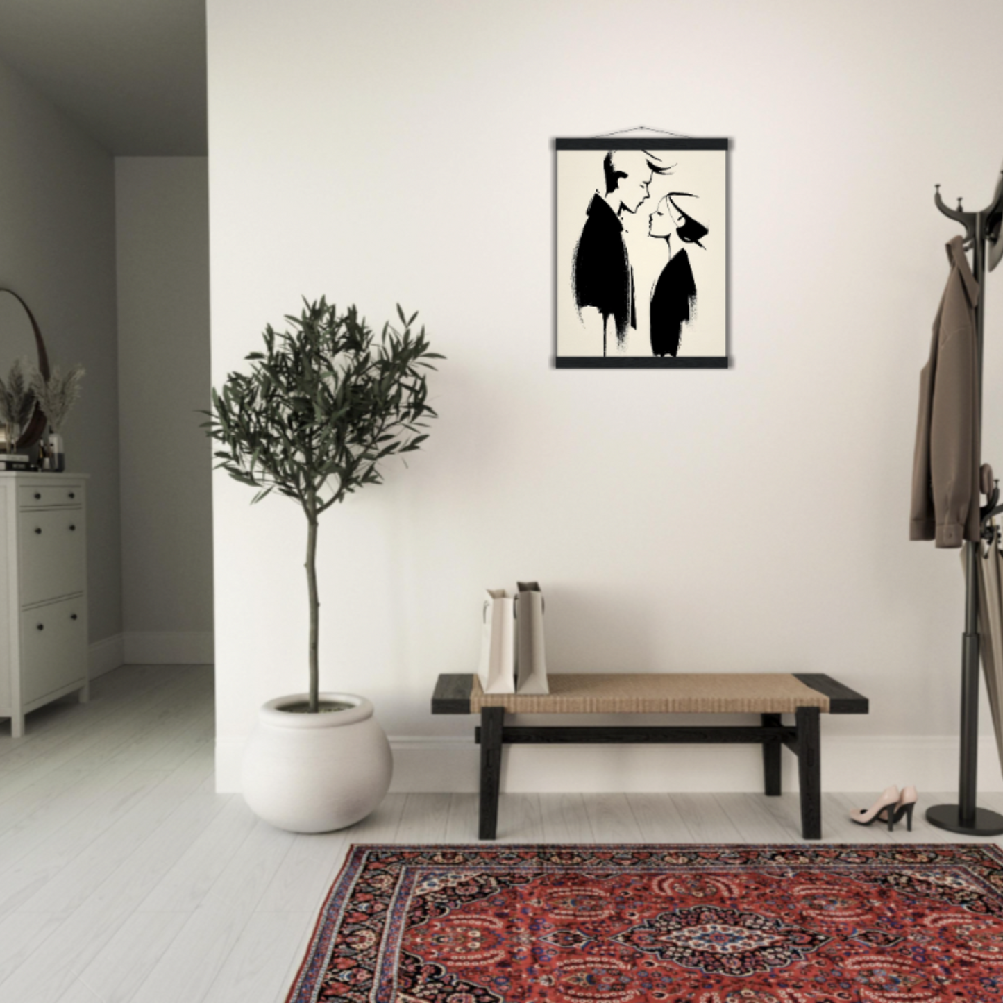 Ein Atem entfernt - Wandkunst by Wall Poetry