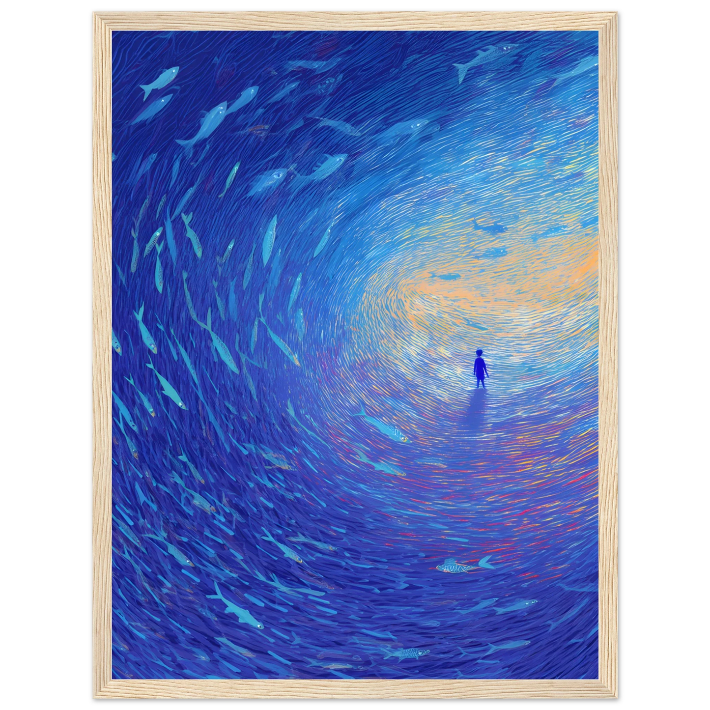 Tiefenlicht - Wandkunst by Wall Poetry