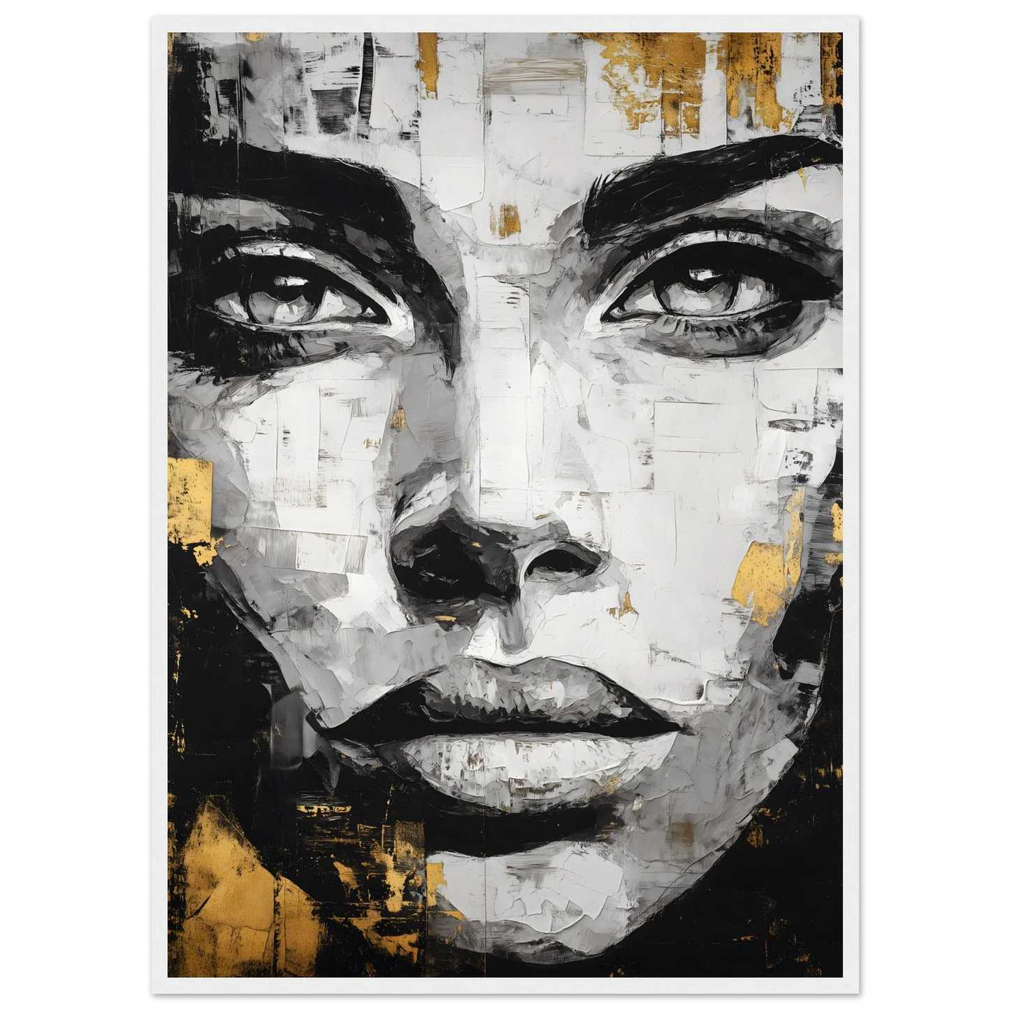 Goldenes Gefühl - Wandkunst by Wall-Poetry
