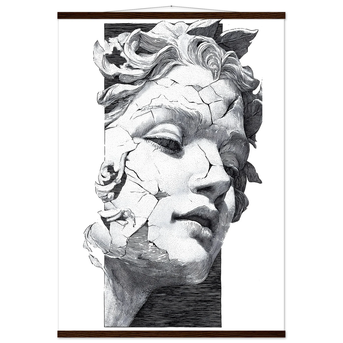 Echo einer Muse - Wandkunst by Wall Poetry