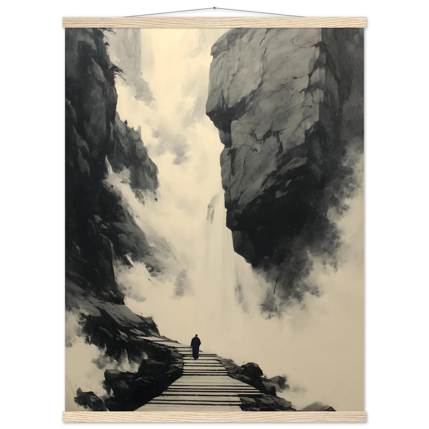 Nebel trägt mich heim - Wandkunst by Wall Poetry