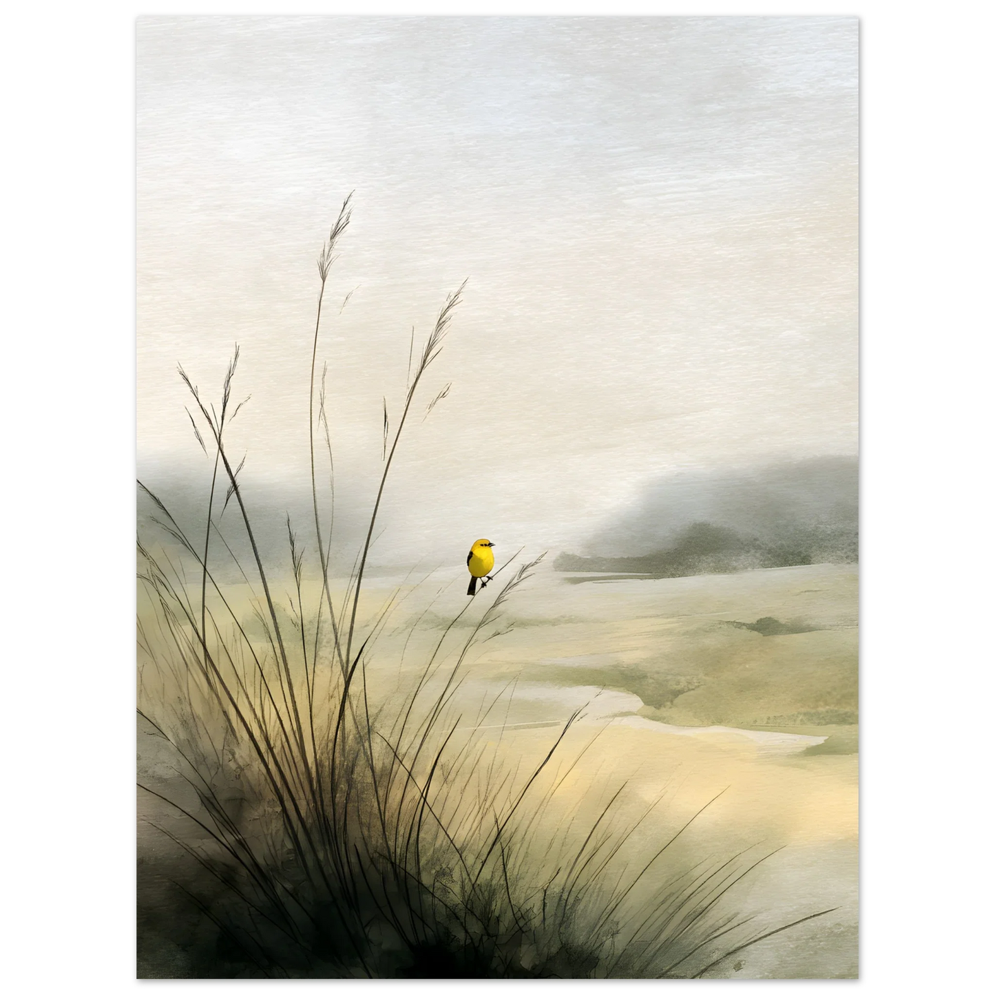 Morgenlied im Halm - Wandkunst by Wall Poetry