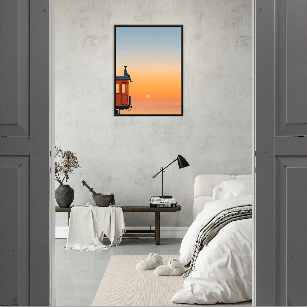 Am Ende der Welt - Wandkunst by Wall Poetry