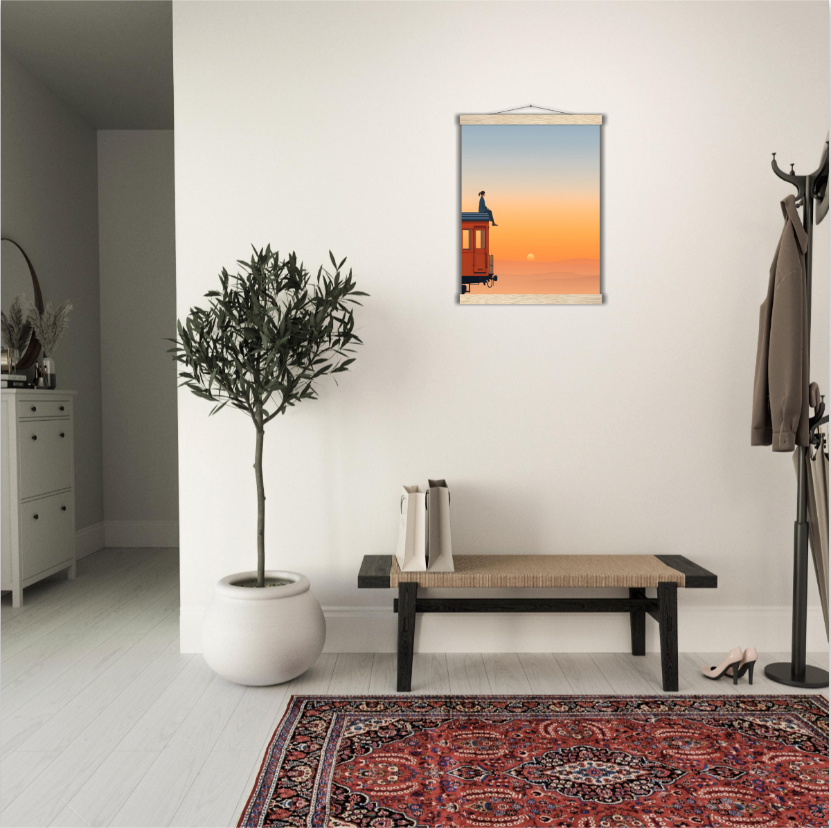 Am Ende der Welt - Wandkunst by Wall Poetry