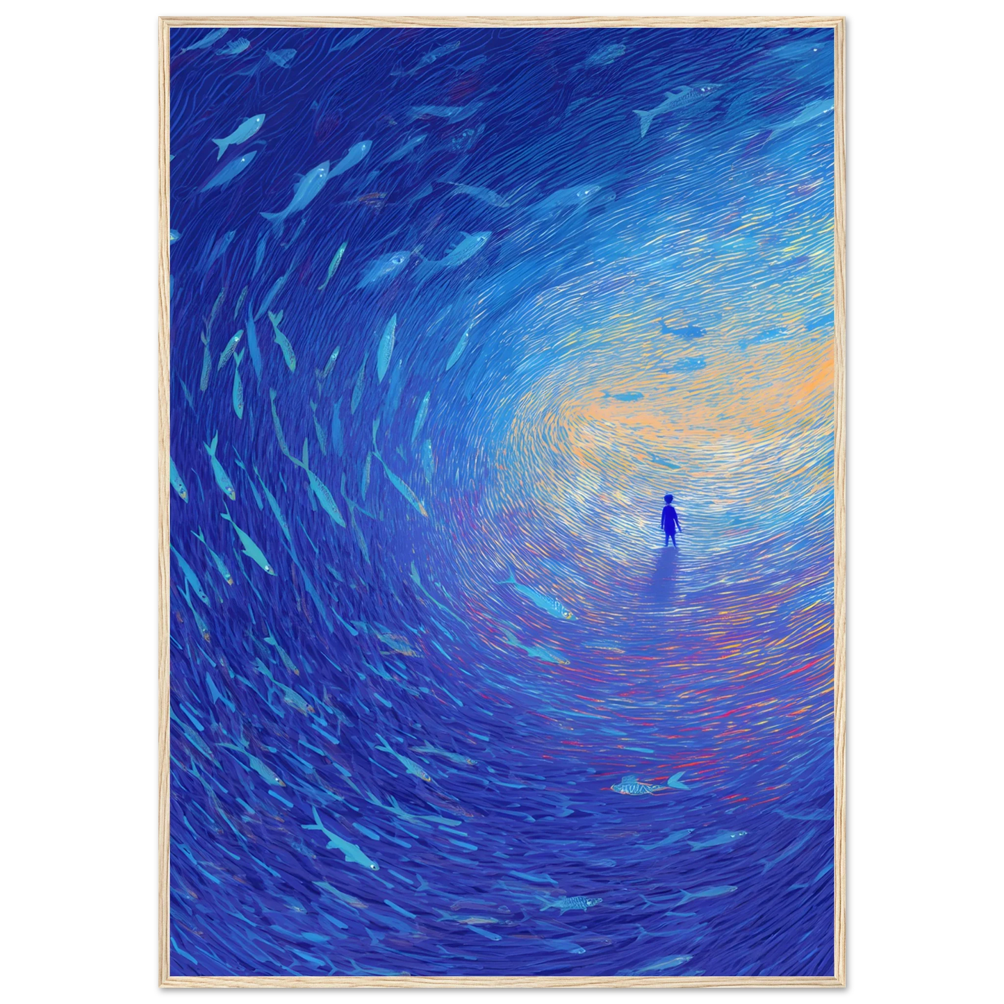 Tiefenlicht - Wandkunst by Wall Poetry