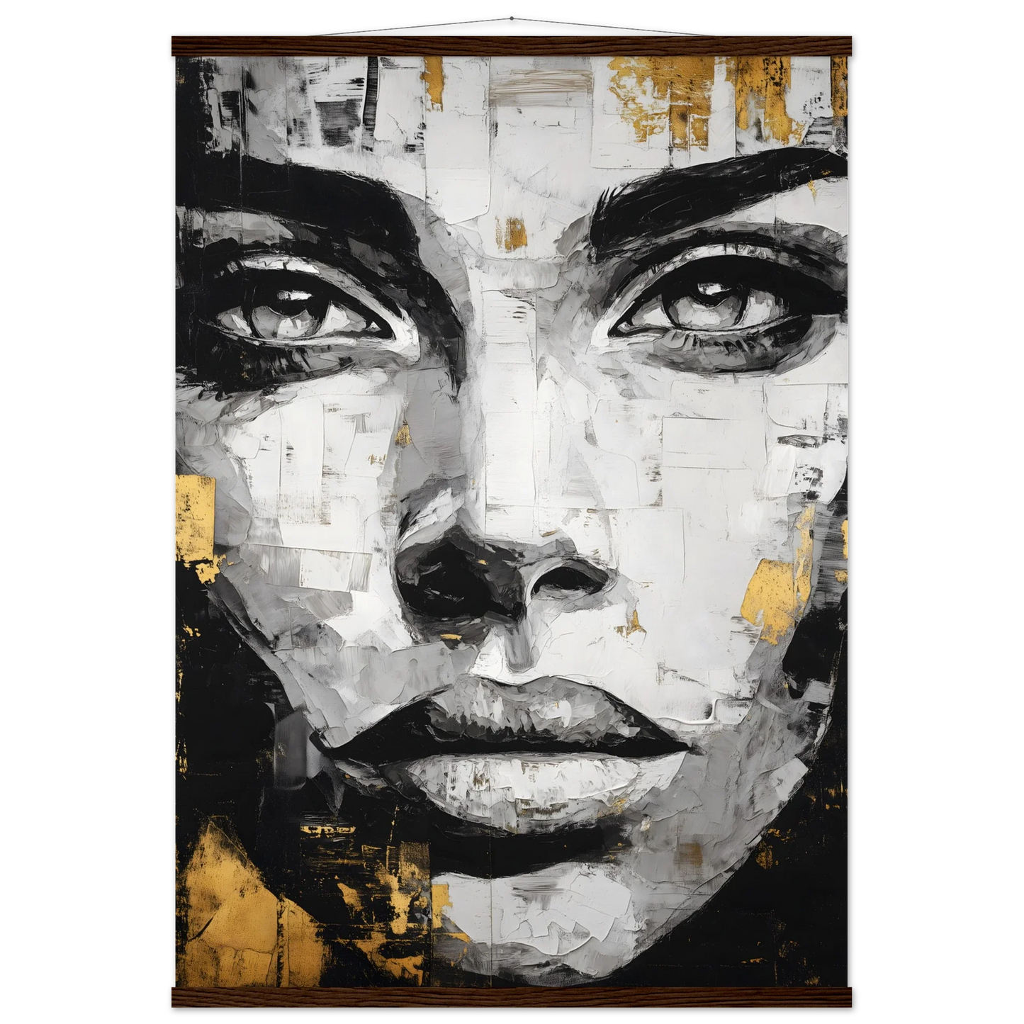 Goldenes Gefühl - Wandkunst by Wall-Poetry