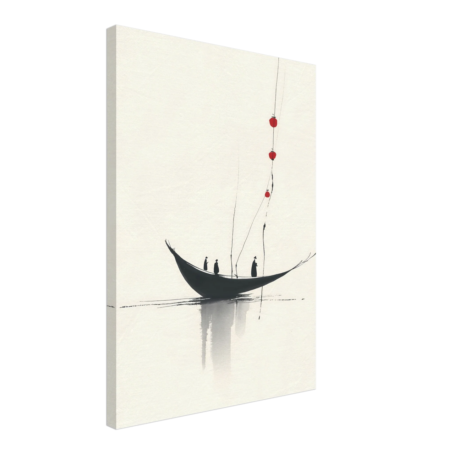 Boot der Drei - Wandkunst by Wall Poetry