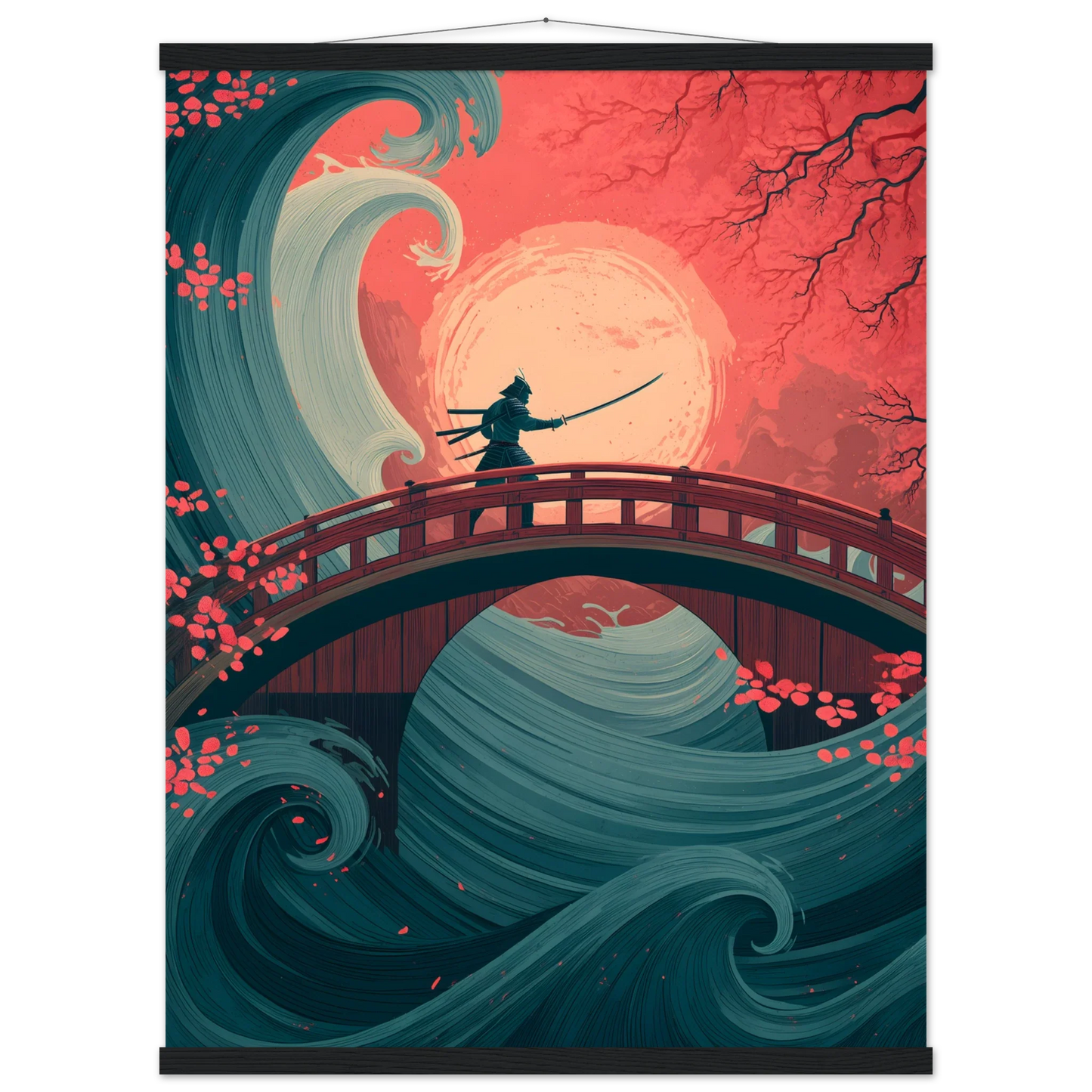 Wind. Wasser. Wille. - Wandkunst by Wall Poetry