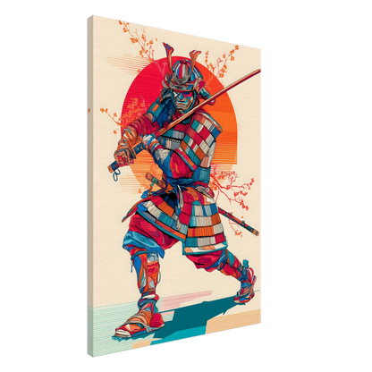 Hana no Kenshi (Schwertkämpfer der Blüte) - Wandkunst by Wall Poetry
