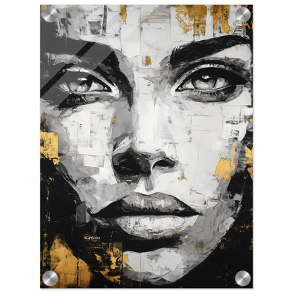 Goldenes Gefühl - Wandkunst by Wall-Poetry