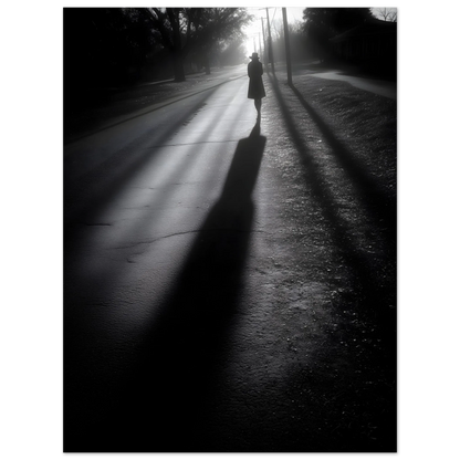 Als ich ging - Wandkunst by Wall Poetry