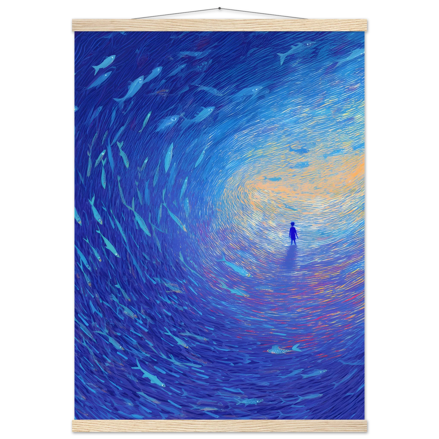 Tiefenlicht - Wandkunst by Wall Poetry