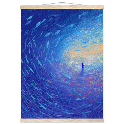 Tiefenlicht - Wandkunst by Wall Poetry